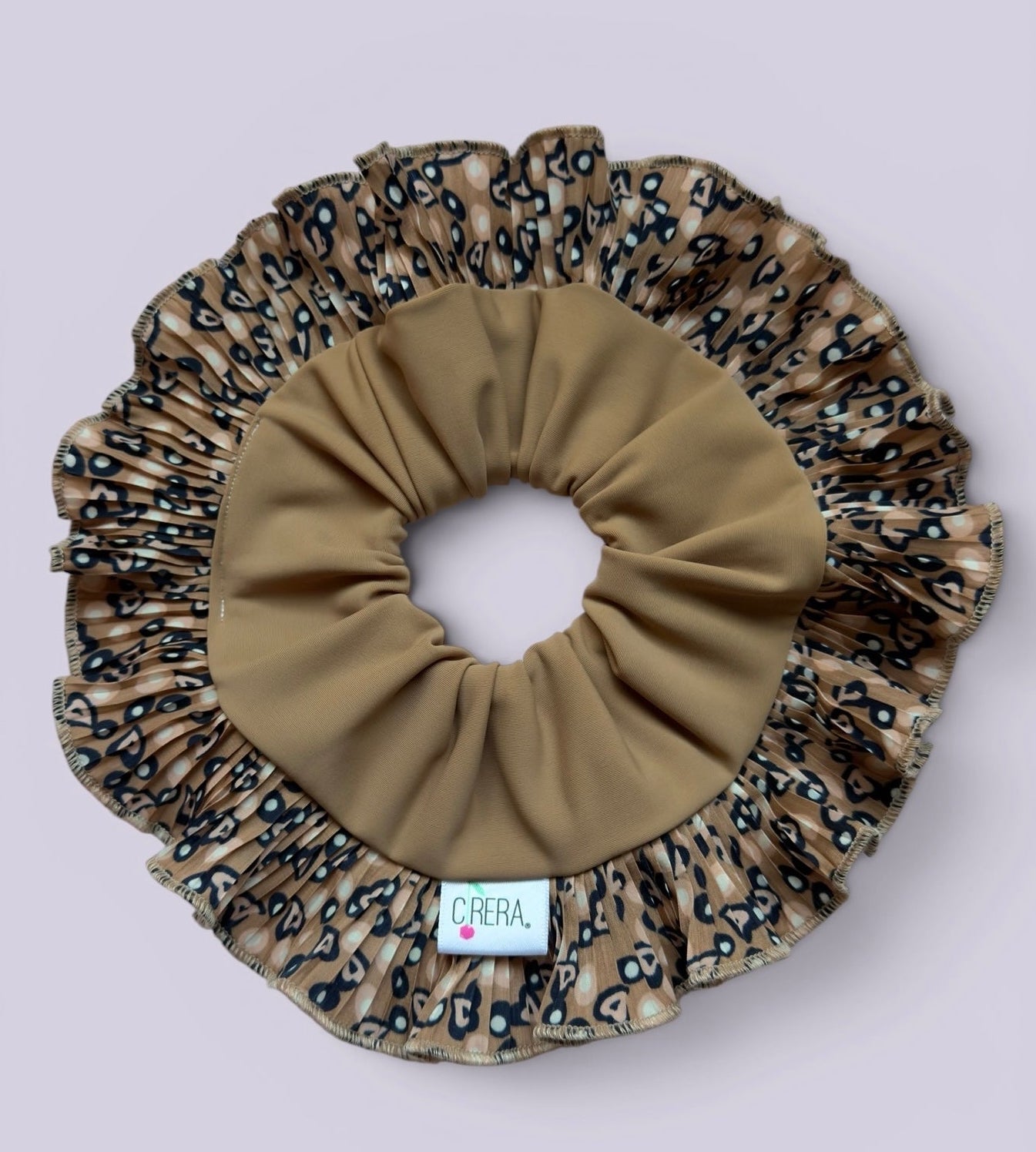 Cirerumba beige plisado print
